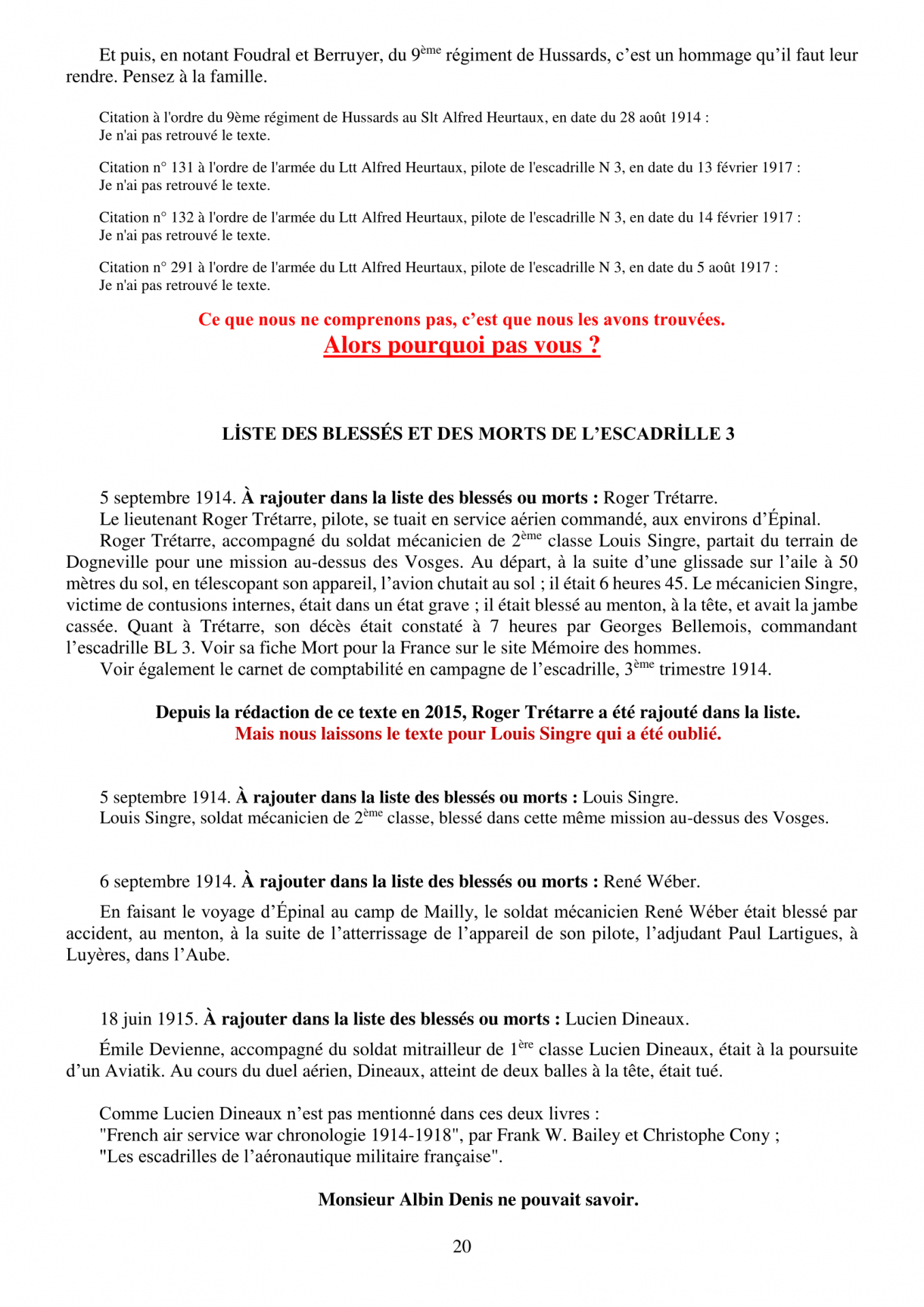Les erreurs 80 des avions homologues du gc 12 par albin denis avec ses 80 pages 20